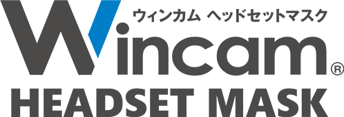 透明衛生マスク[マスクリアシリーズ]wincam.headset