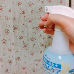 肌に触れるものに安心して使える除菌・消臭スプレーです(﹡ˆ﹀ˆ﹡)♡